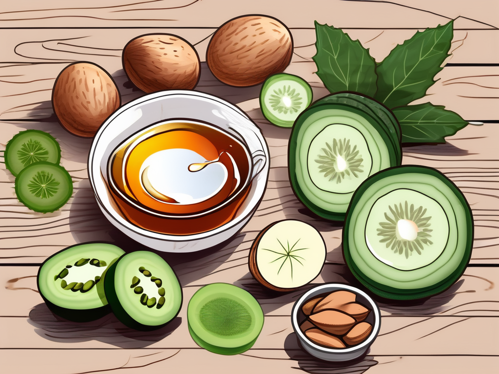 Various home remedies such as cucumber and potato slices