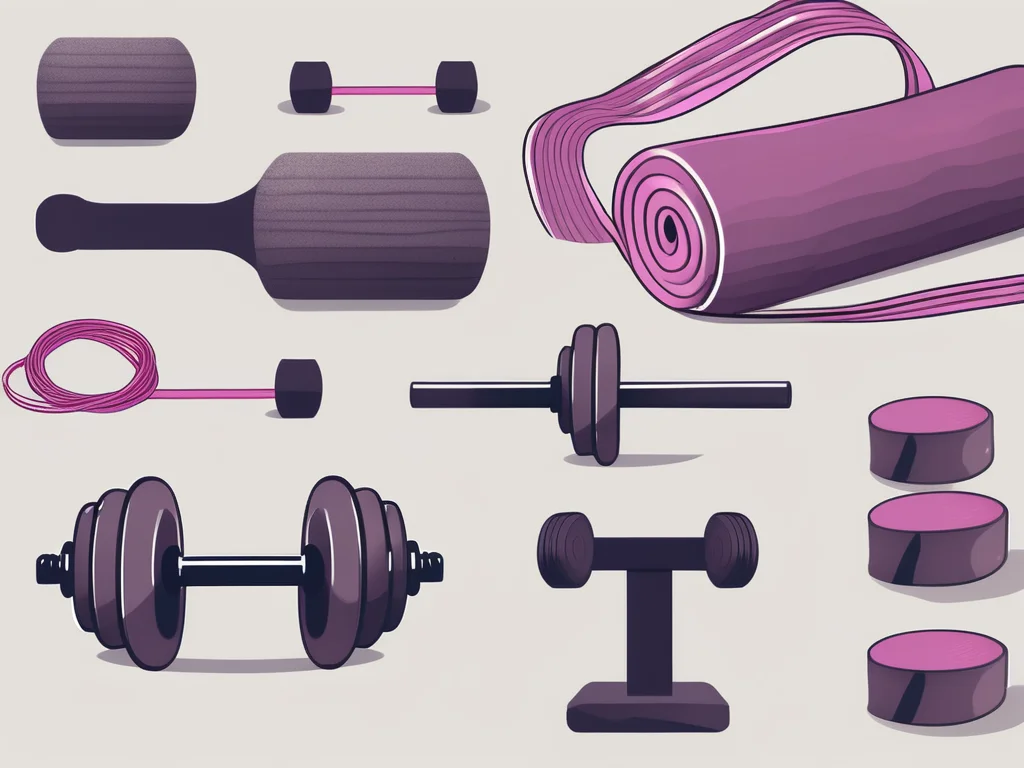 A set of dumbbells