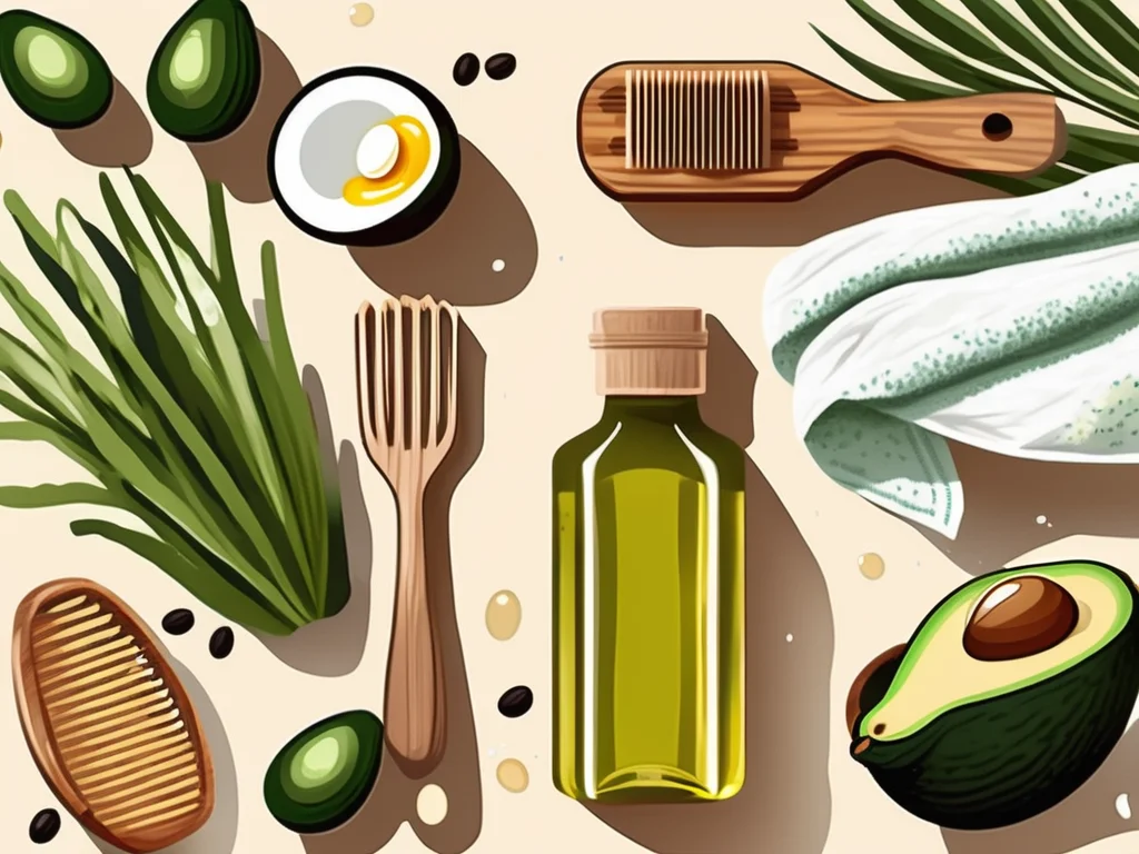 Various natural ingredients like olive oil