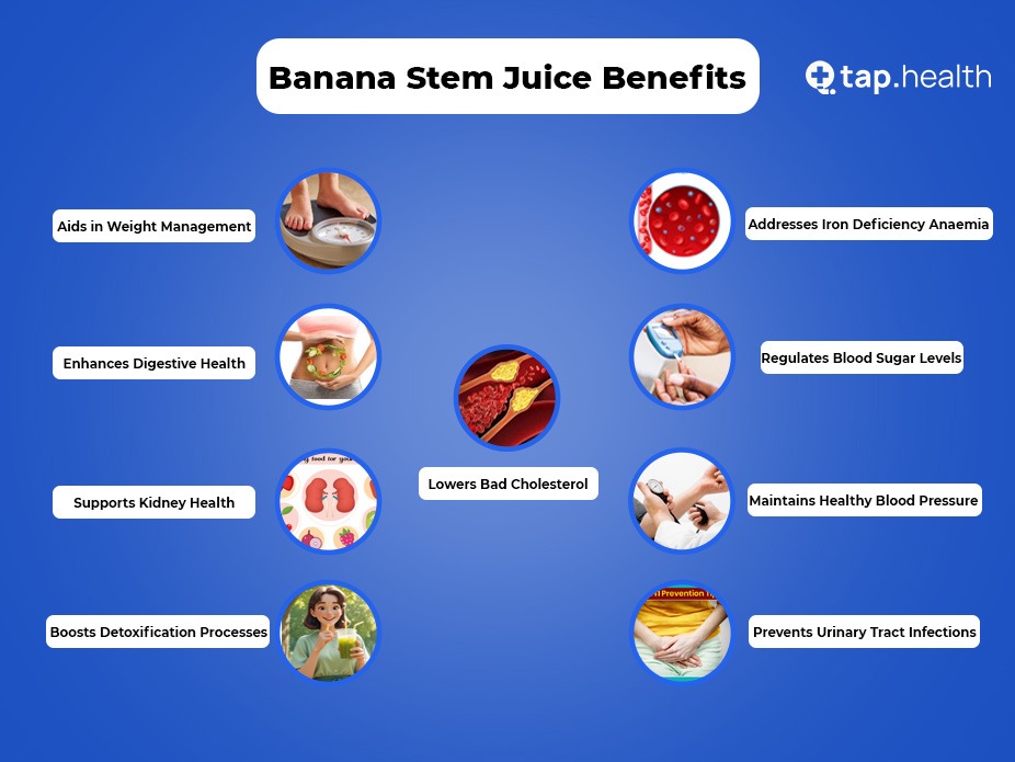 9 Health Benefits of Banana Stem Juice