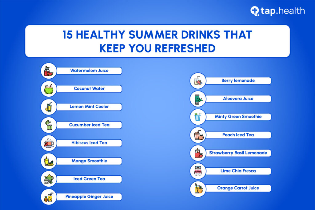 15 Healthy Summer Drinks that Keep You Refreshed