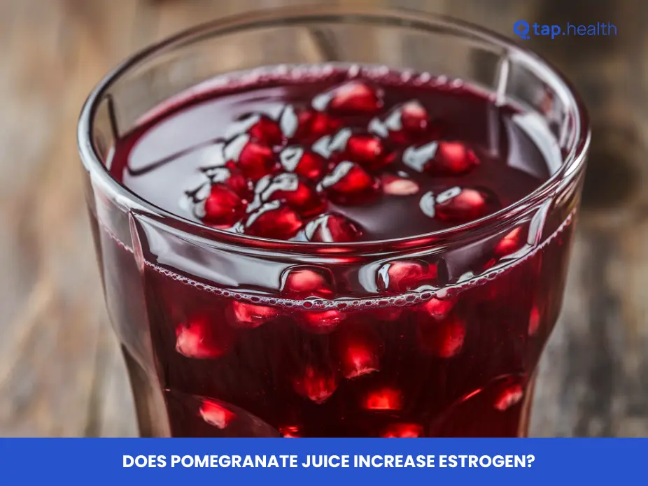 does pomegranate juice increase estrogen