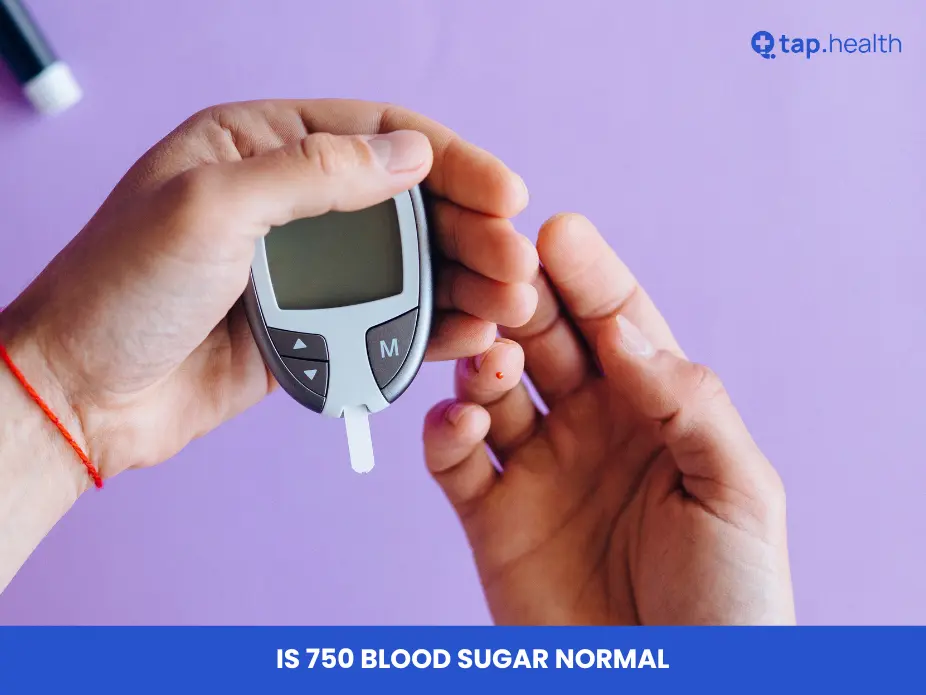 is 750 blood sugar normal