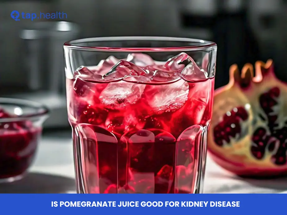 is pomegranate juice good for kidney disease