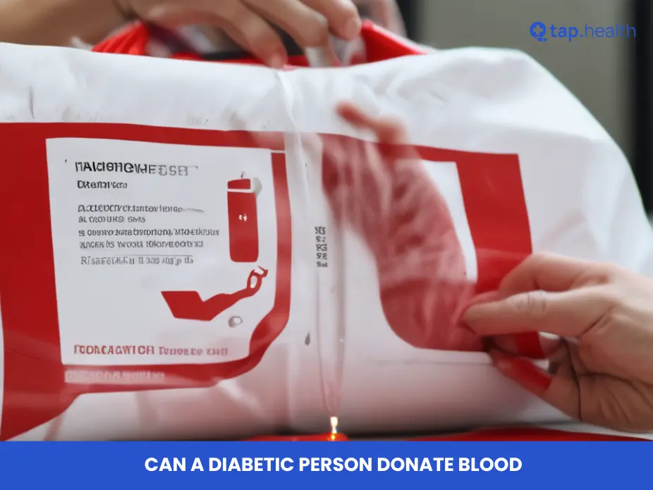 can a diabetic person donate blood