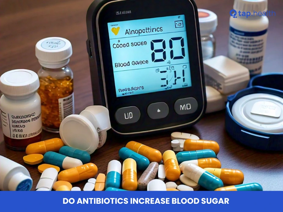 do antibiotics increase blood sugar