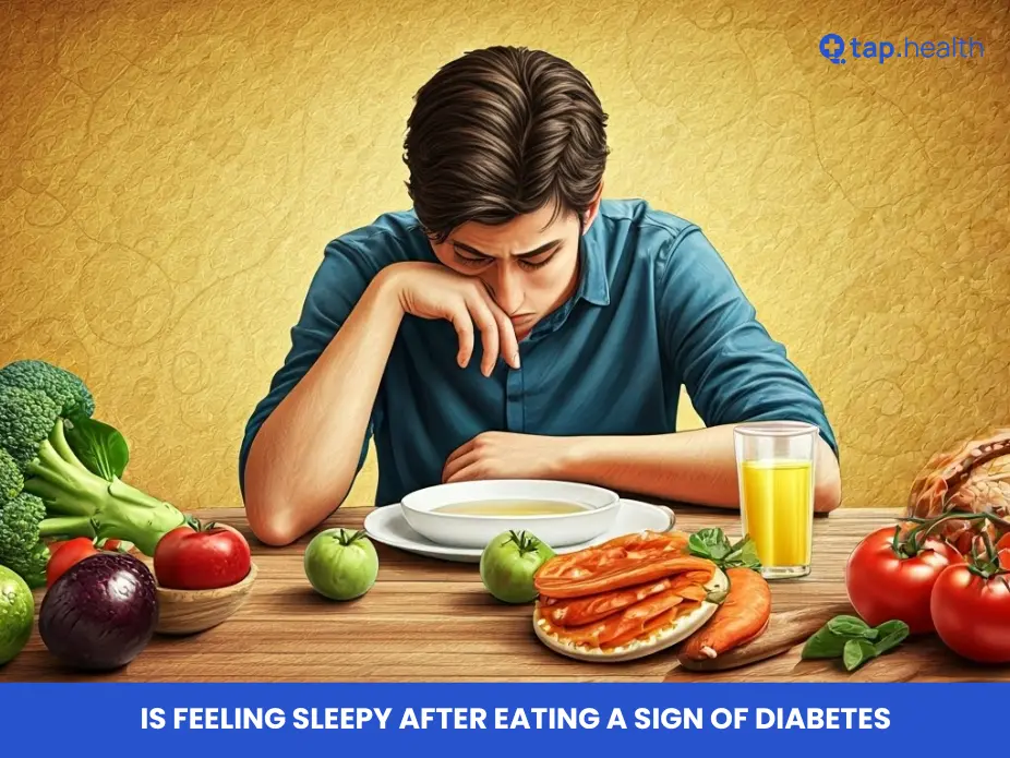 is feeling sleepy after eating a sign of diabetes_