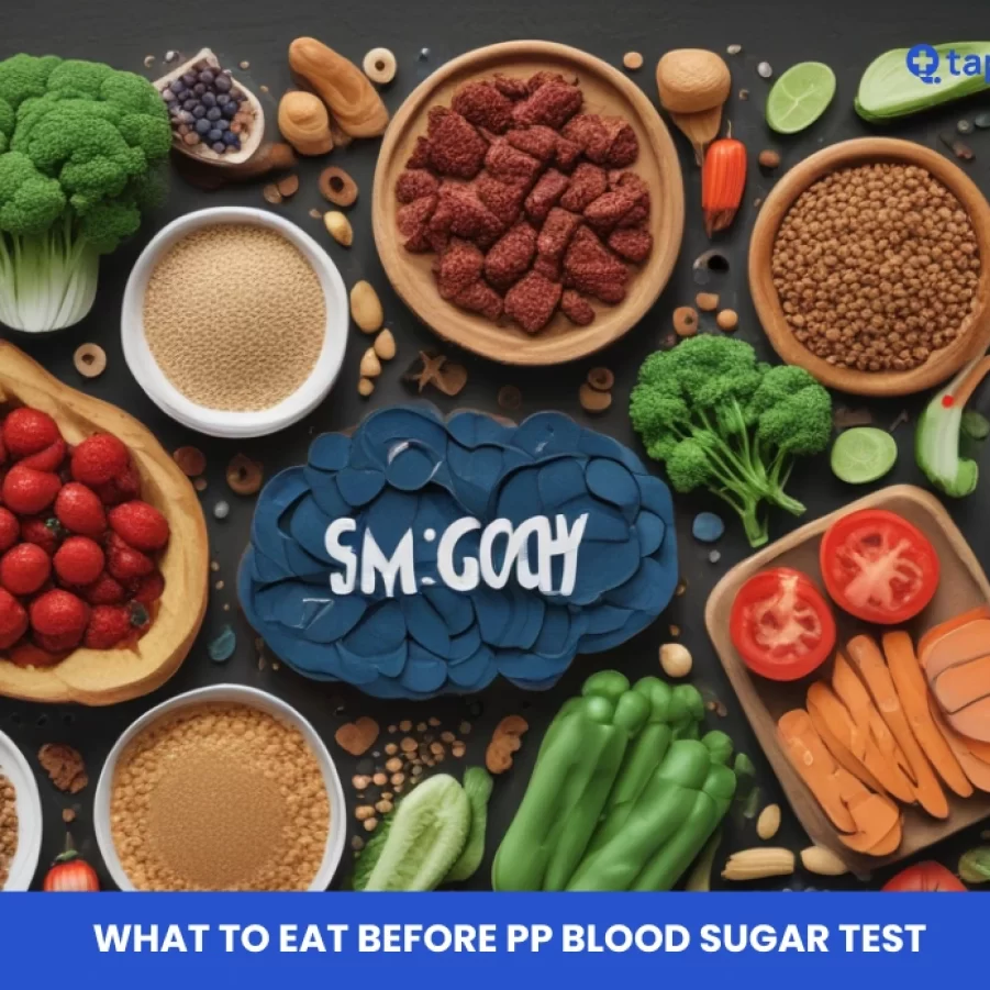 What to eat before pp blood sugar test