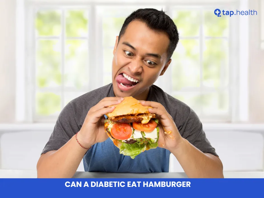 can a diabetic eat hamburger