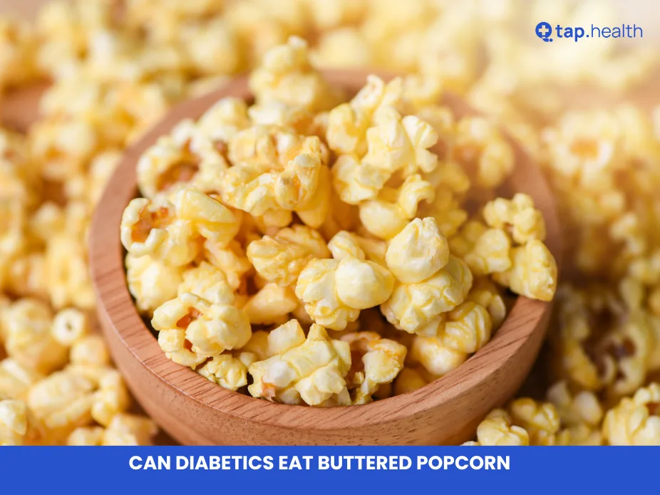 can diabetics eat buttered popcorn