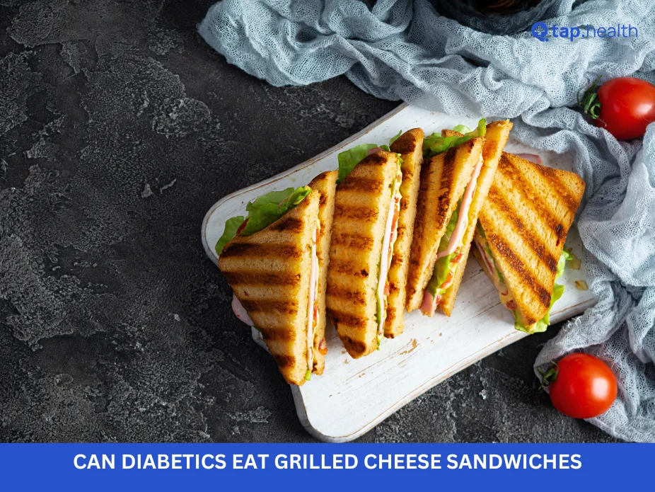 can diabetics eat grilled cheese sandwiches