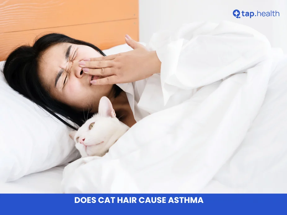 does cat hair cause asthma​