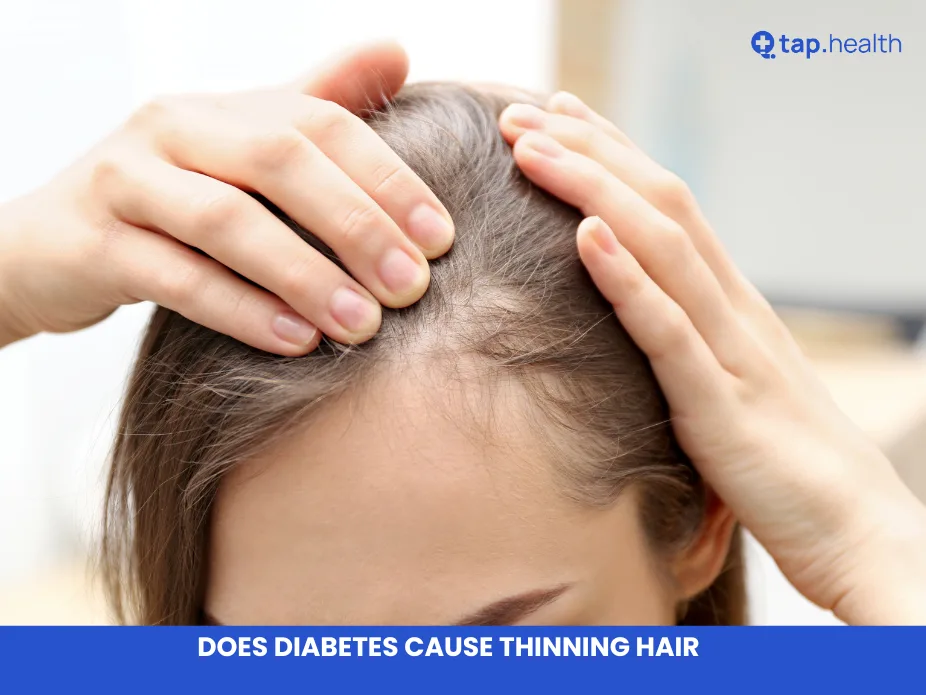 does diabetes cause thinning hair