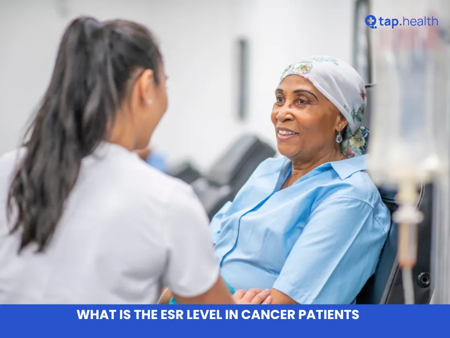 what is the esr level in cancer patients