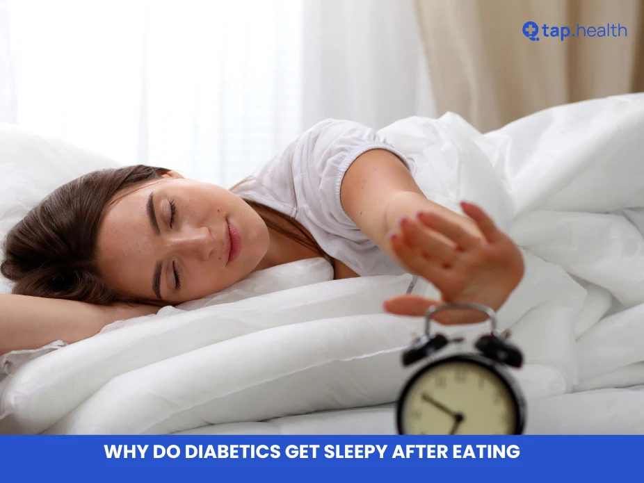 why do diabetics get sleepy after eating