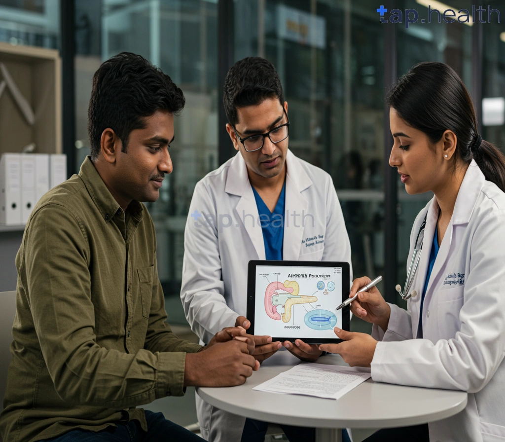 कृत्रिम अग्नाशय का चित्र: प्रयोगशाला में अनुसंधान