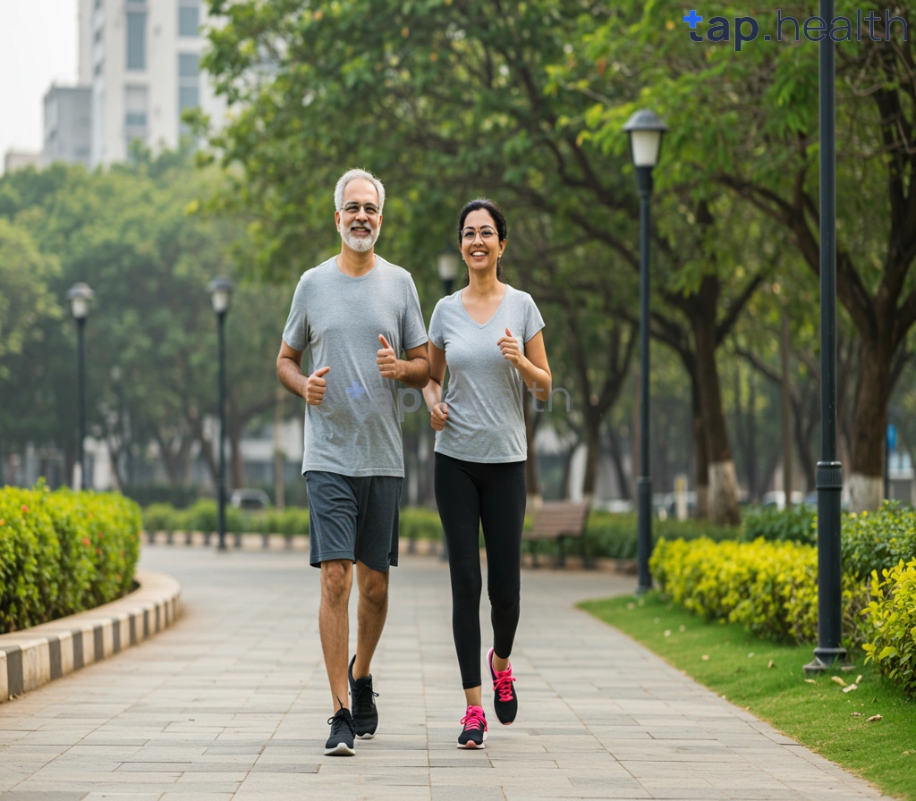 मधुमेह रोगी के लिए व्यायाम करते हुए