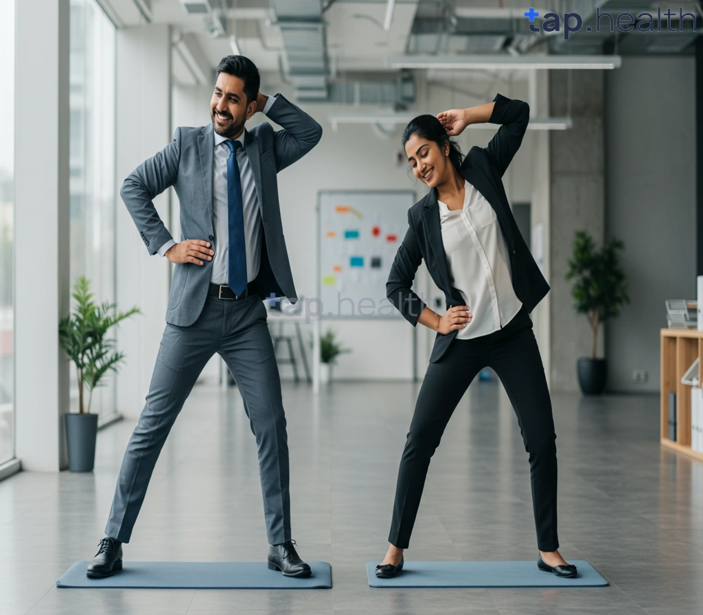Beat Desk Job Stiffness: Diabetes-Friendly Stretches & Exercises