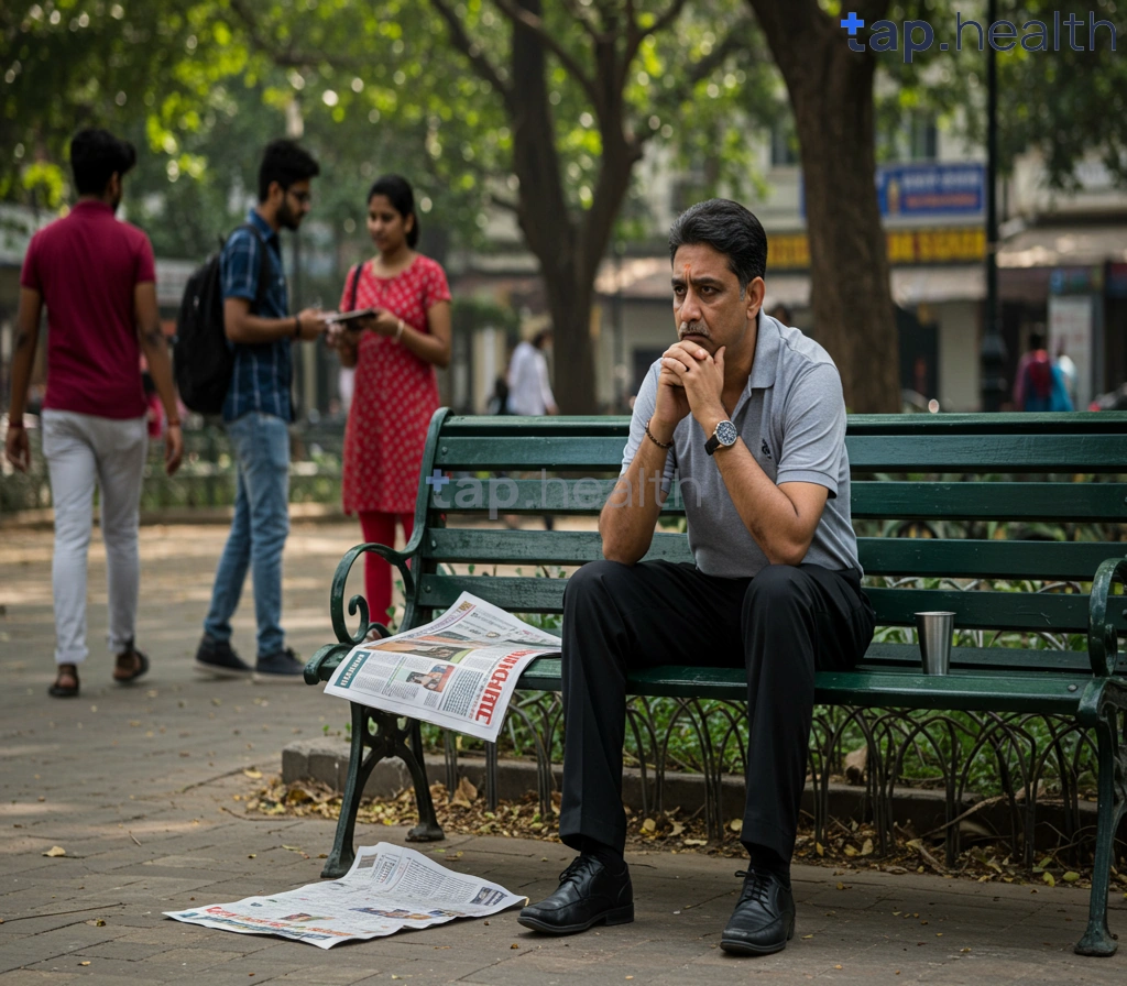 किशोर अवसाद और मधुमेह के लक्षण दर्शाता चित्र