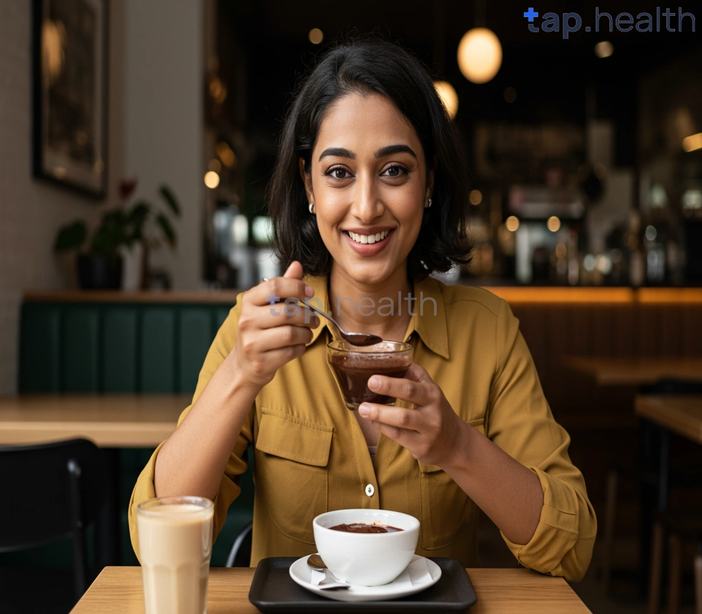 मधुमेह रोगी के लिए गरम चॉकलेट पुडिंग