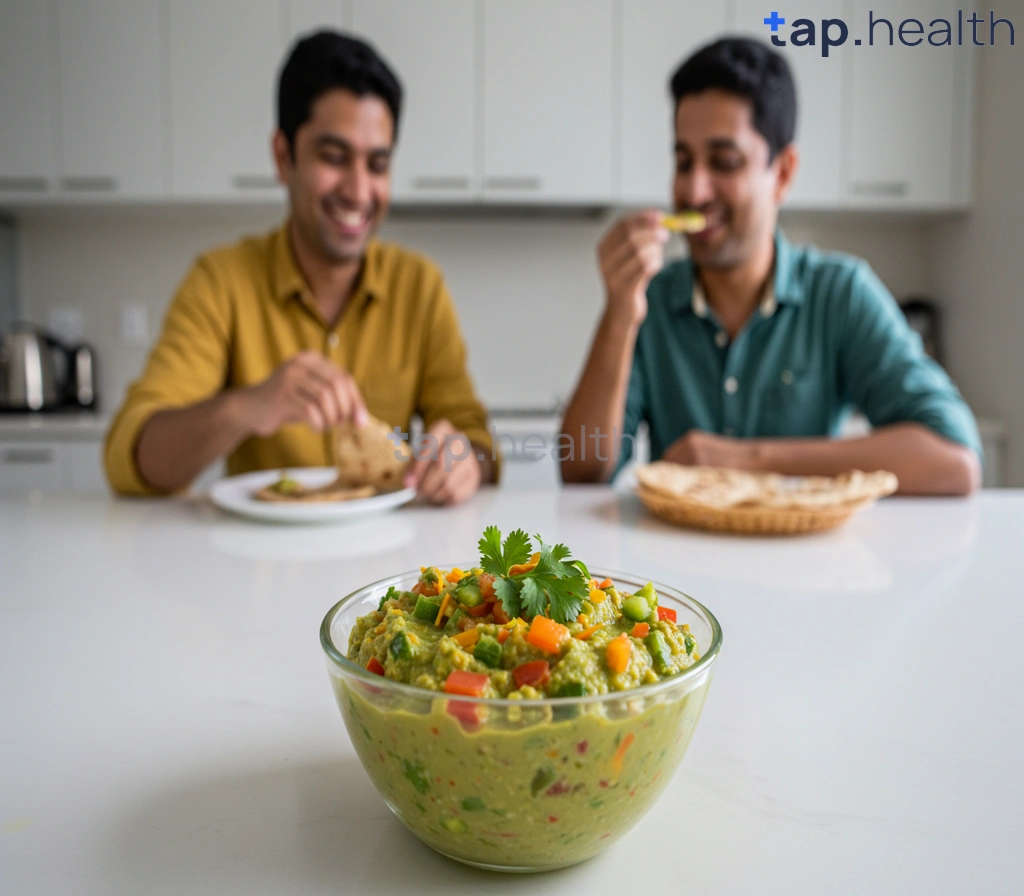 मधुमेह अनुकूल सब्जी डिप की स्वादिष्ट रेसिपी