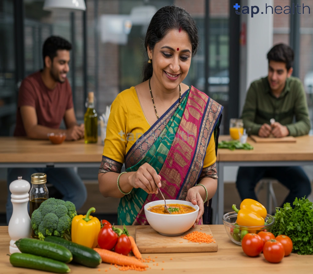मधुमेह रोगी के लिए मसूर की स्वादिष्ट सब्जी