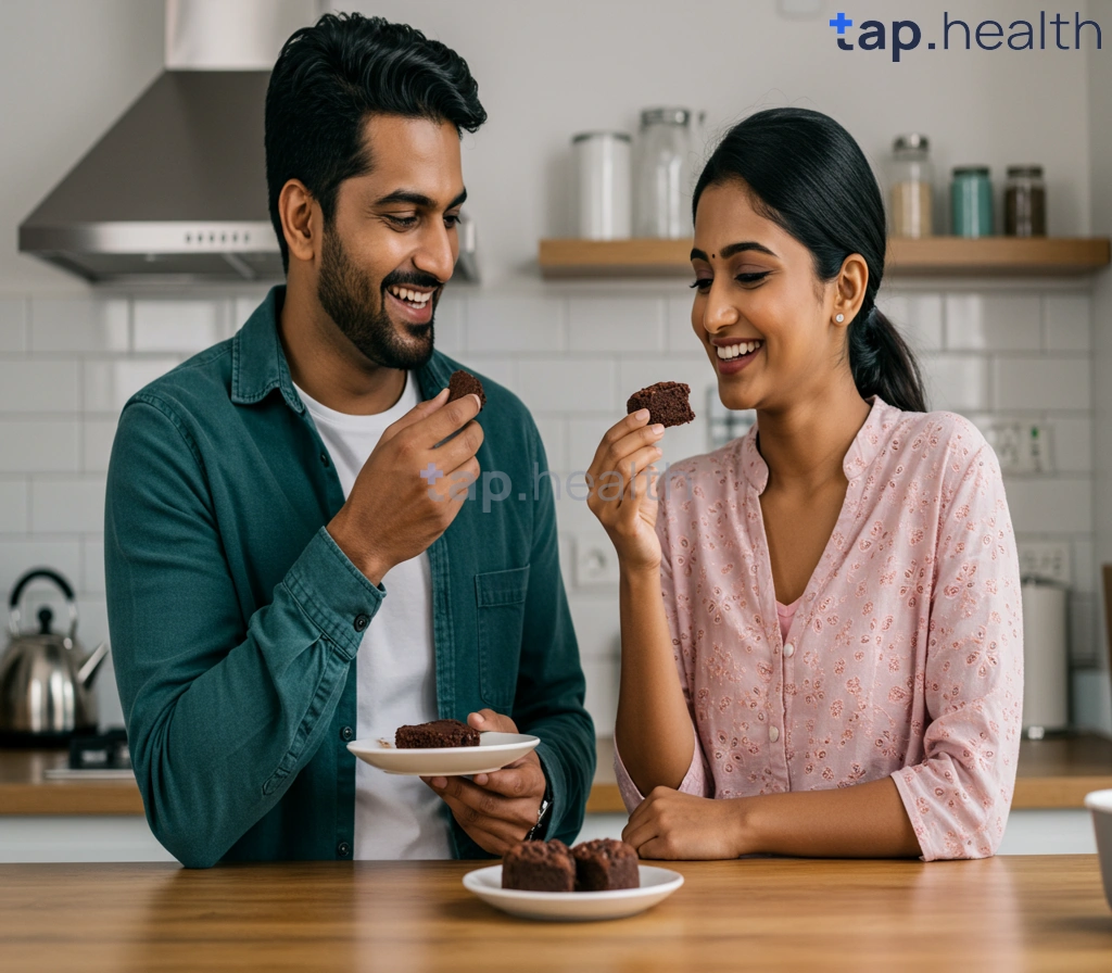स्वादिष्ट चॉकलेट केक मधुमेह के साथ