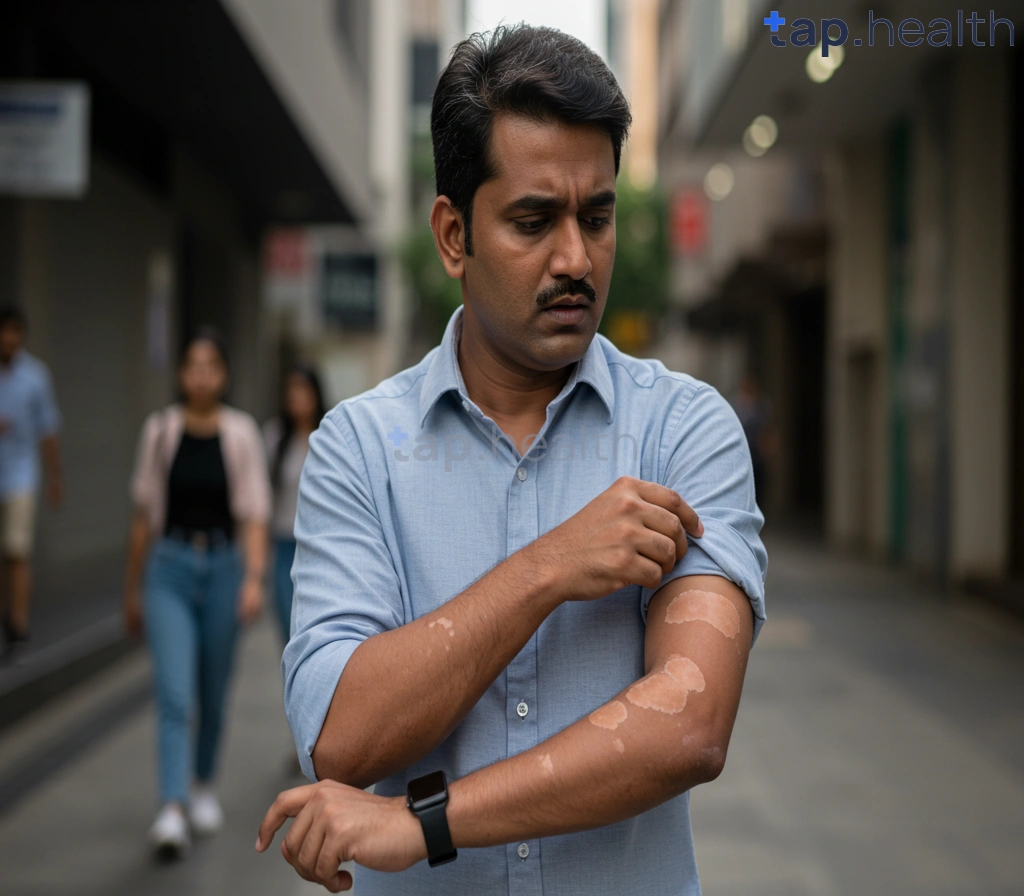 सफ़ेद त्वचा धब्बे मधुमेह संकेत