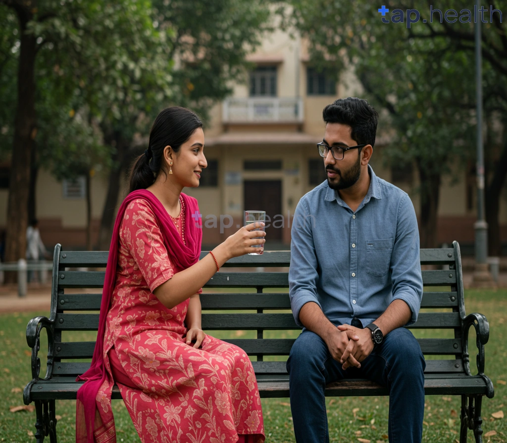 देखभाल करते हुए परिवार