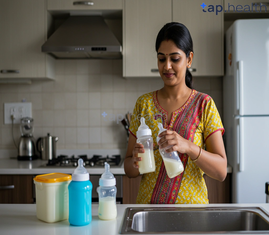मां का दूध सुरक्षित भंडारण