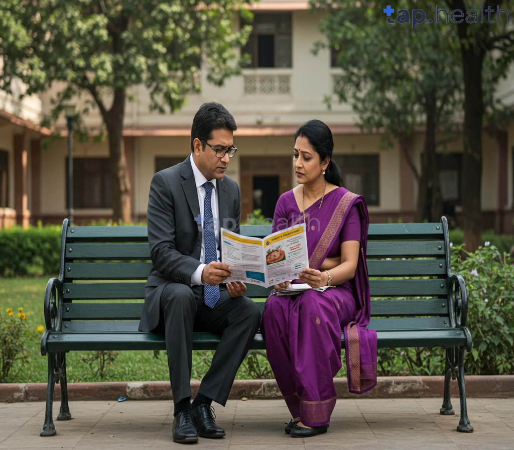 मधुमेह और एलर्जी के लक्षणों का चित्र