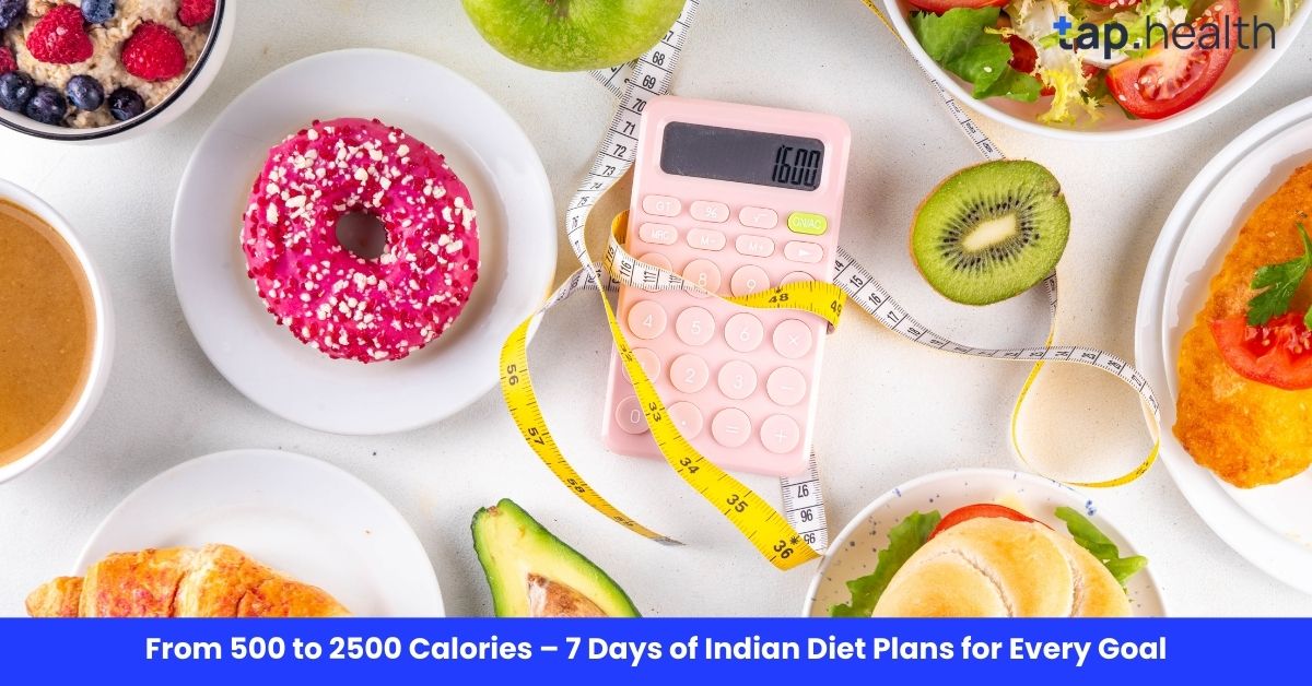 7-Day Indian Diet Plan from 500 to 2500 Calories – Meal Plans for Every ...