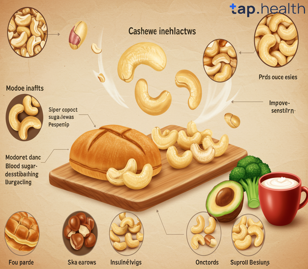 Is cashew good for diabetic patients?