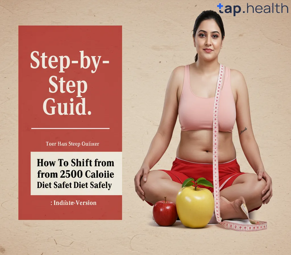 Step-by-Step Guide: How to Shift from 2500 to 1400 Calorie Diet Safely (Indian Version)