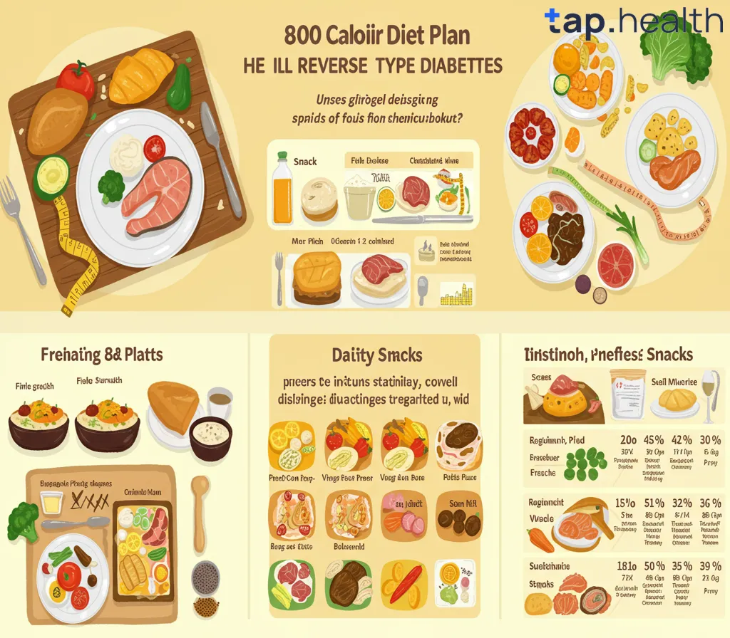 800 Calorie Diet to Reverse Diabetes