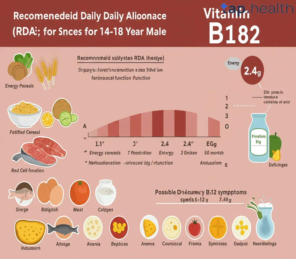 How Much Vitamin B12 Does a 14-18 Male Need? Daily Requirements & Tips