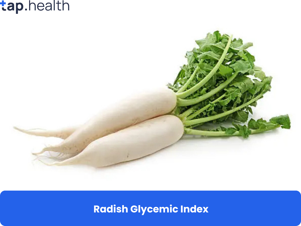 Radish Glycemic Index
