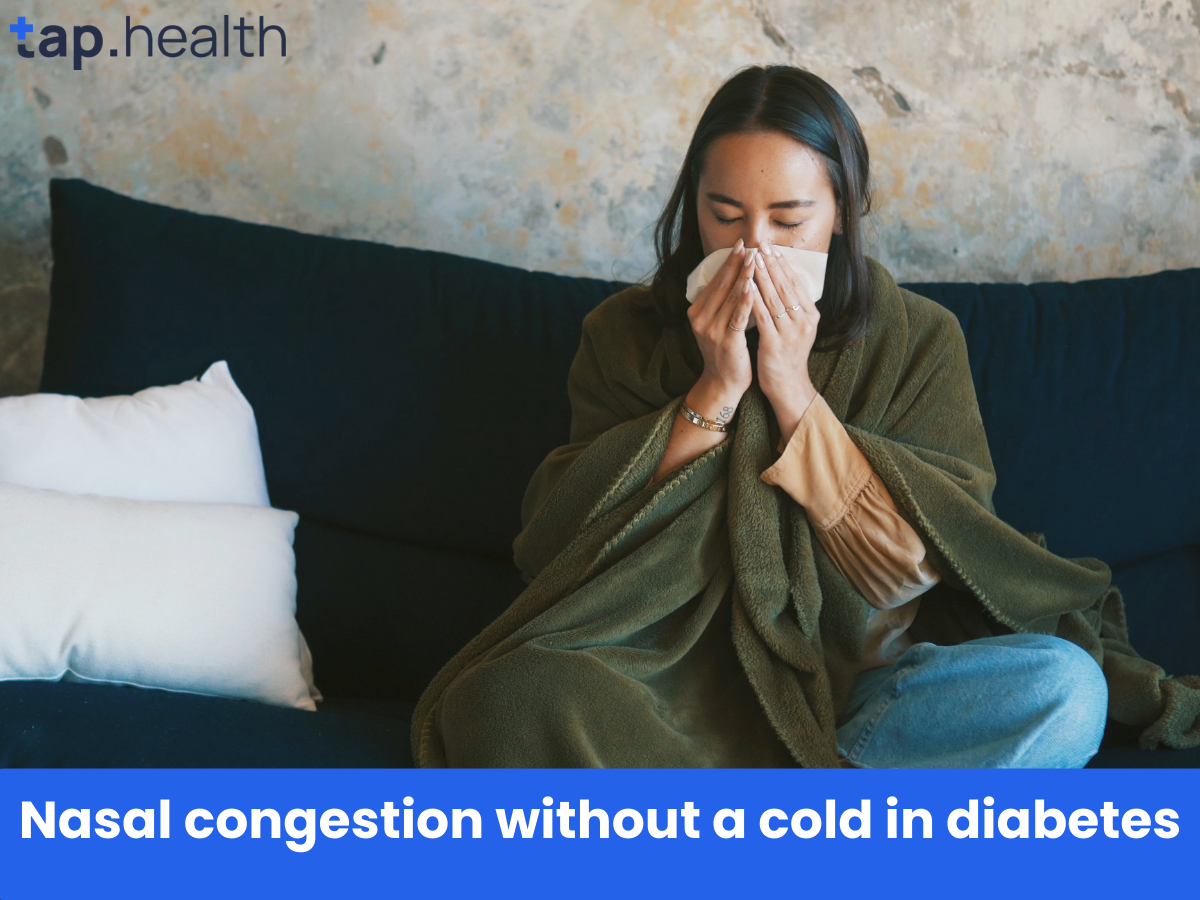 डायबिटीज़ नाक बंद रहना
