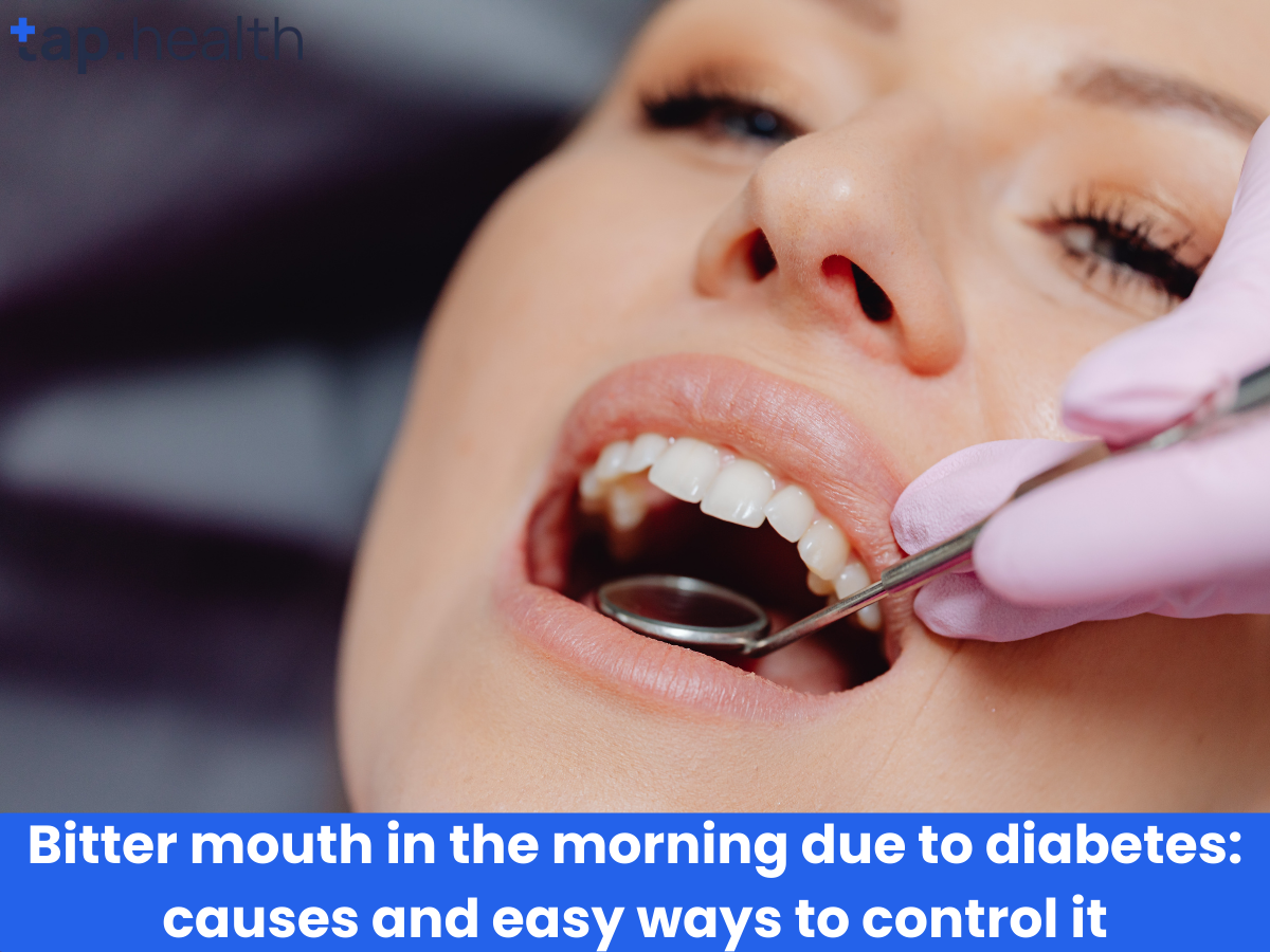 डायबिटीज़ सुबह मुंह कड़वा लगना