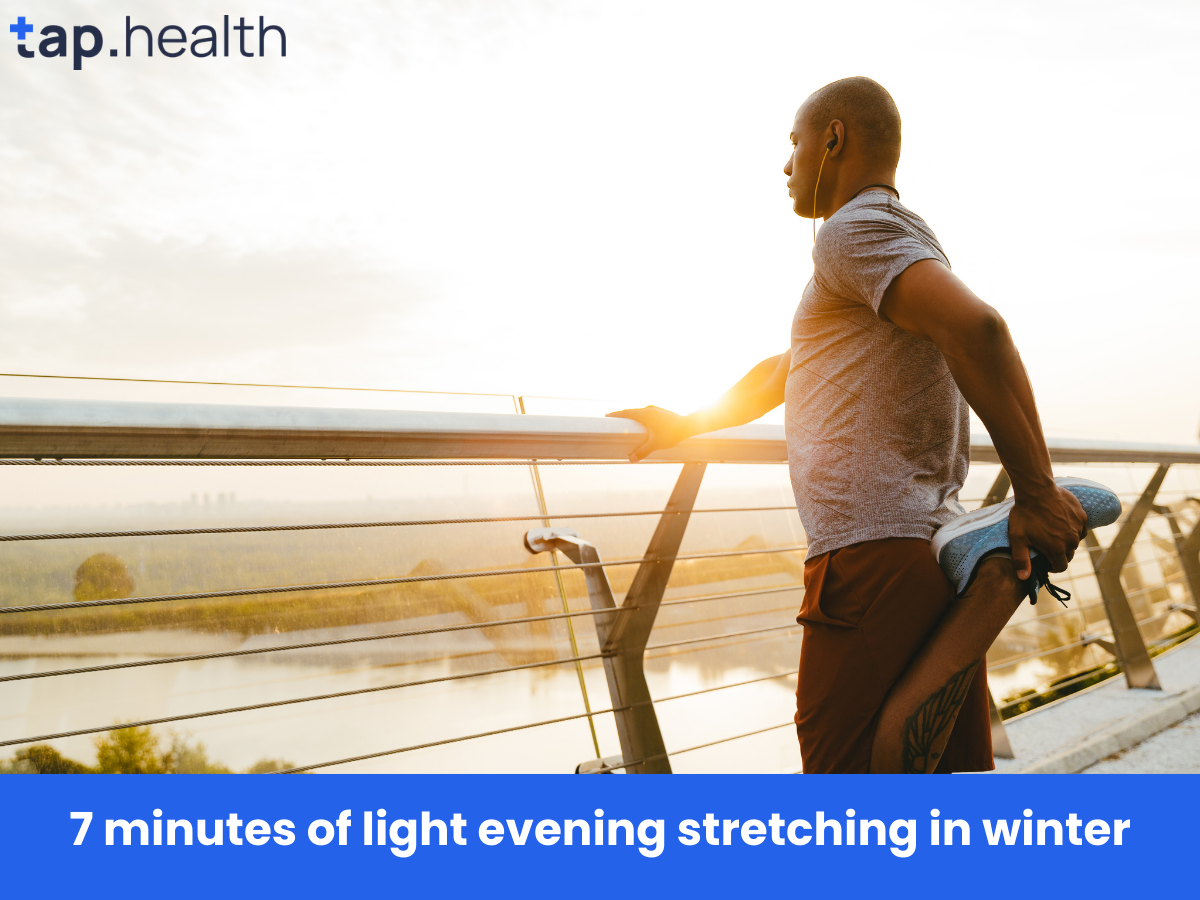 सर्दी में 7 मिनट की शाम की लाइट स्ट्रेचिंग