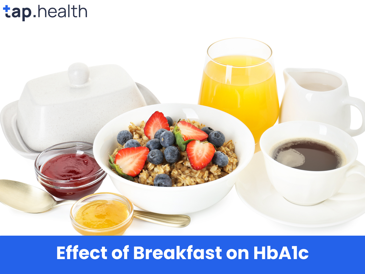 HbA1c पर ब्रेकफास्ट का प्रभाव