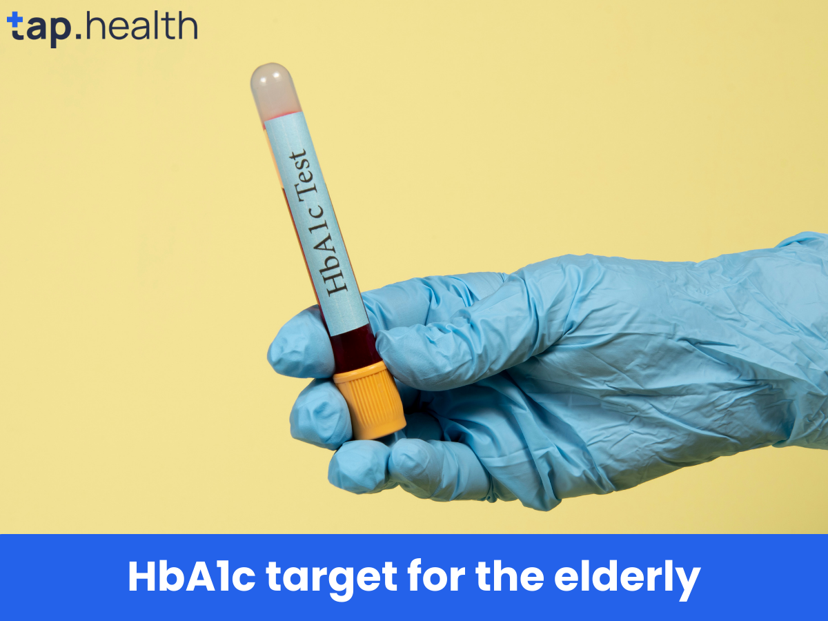 बुजुर्गों के लिए HbA1c टारगेट