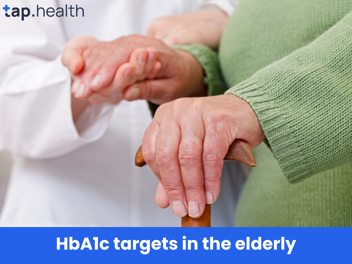 बुजुर्गों में HbA1c लक्ष्य