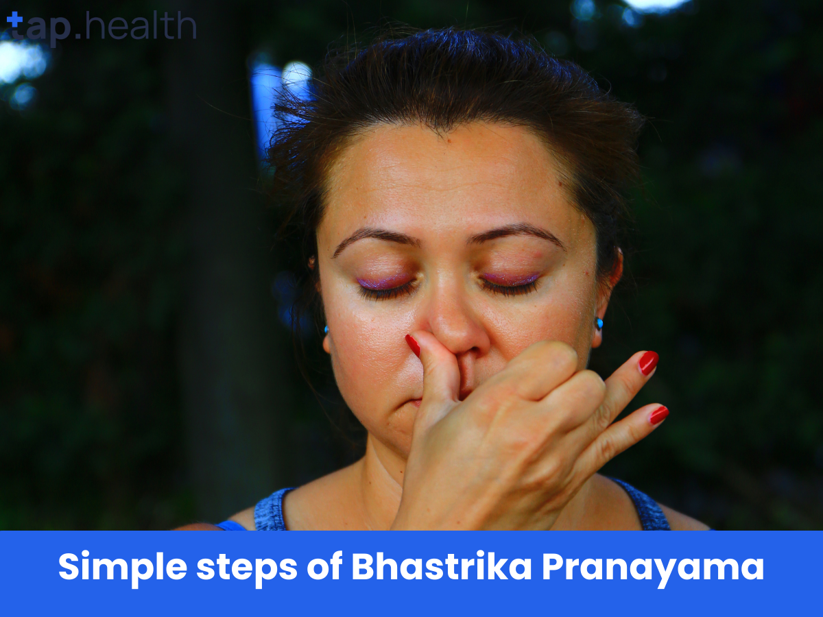 भस्त्रिका प्राणायाम के सरल स्टेप्स