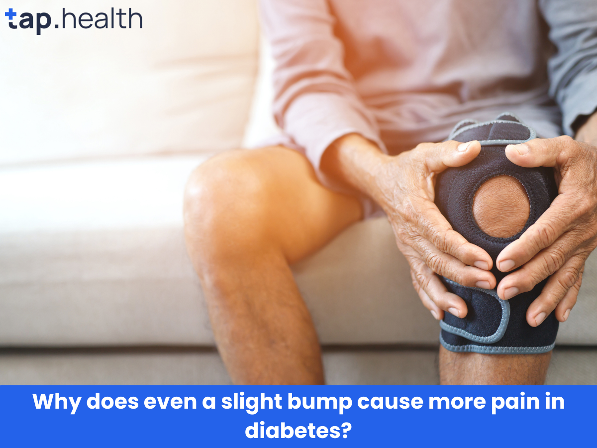 डायबिटीज़ हल्की ठोकर ज्यादा दर्द