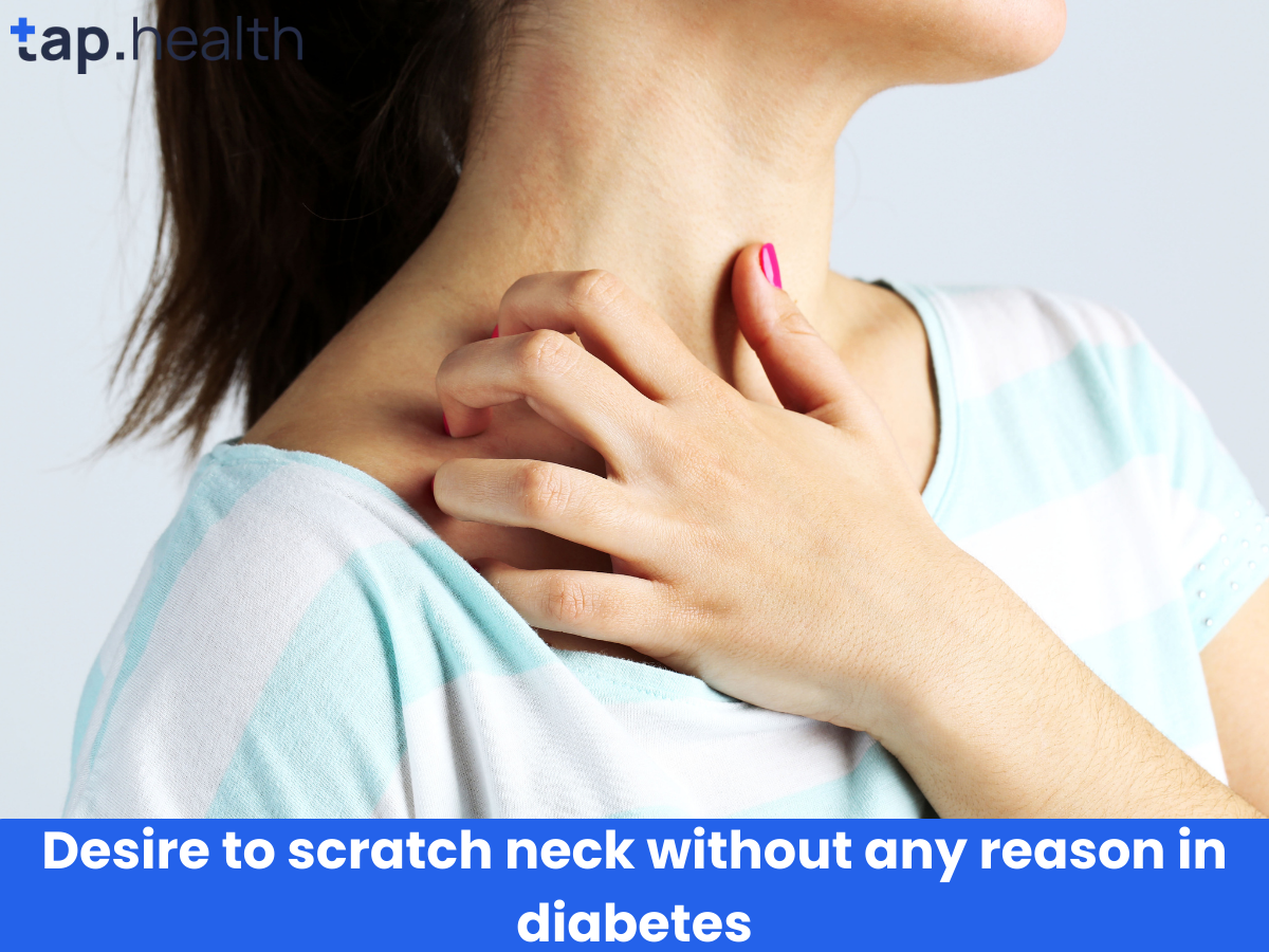 डायबिटीज़ गर्दन खुजली