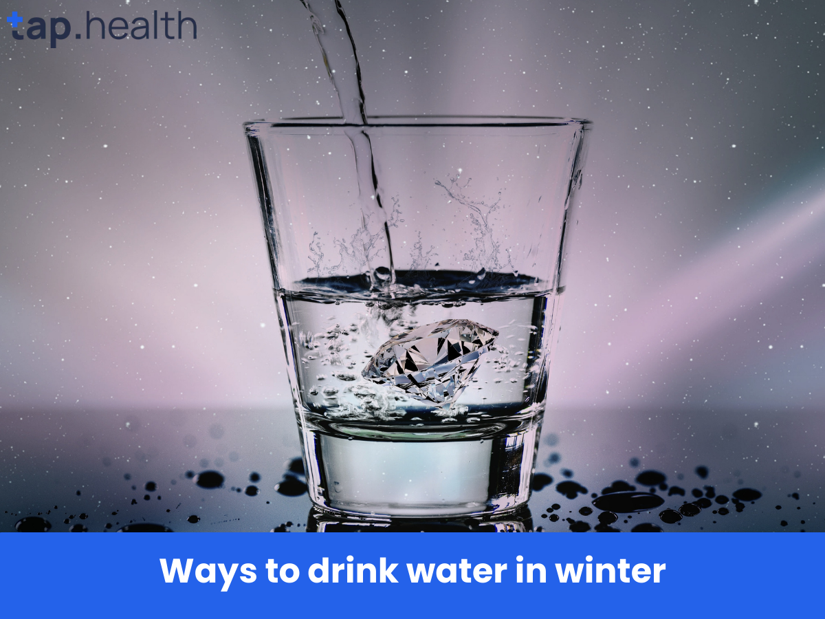 ठंड में पानी पीने के तरीके