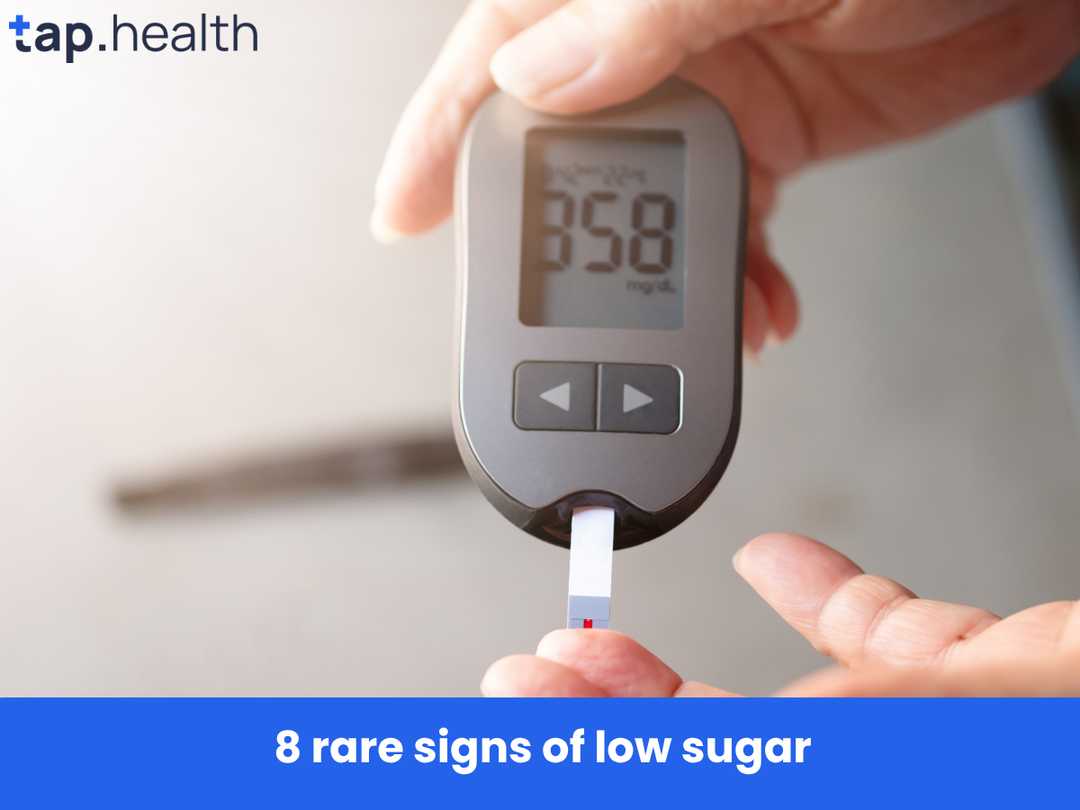 8 rare signs of low sugar