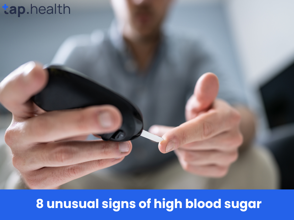 8 unusual signs of high blood sugar