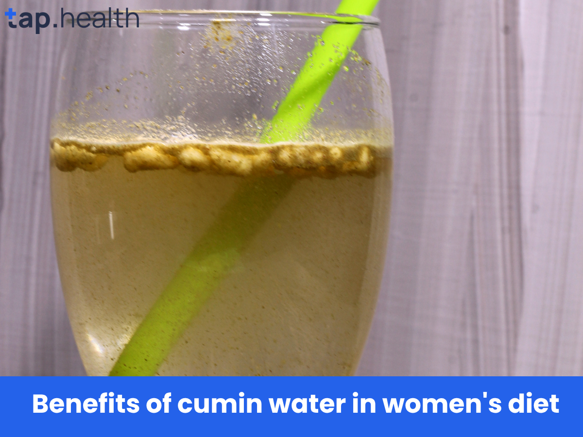 Benefits of cumin water in women's diet